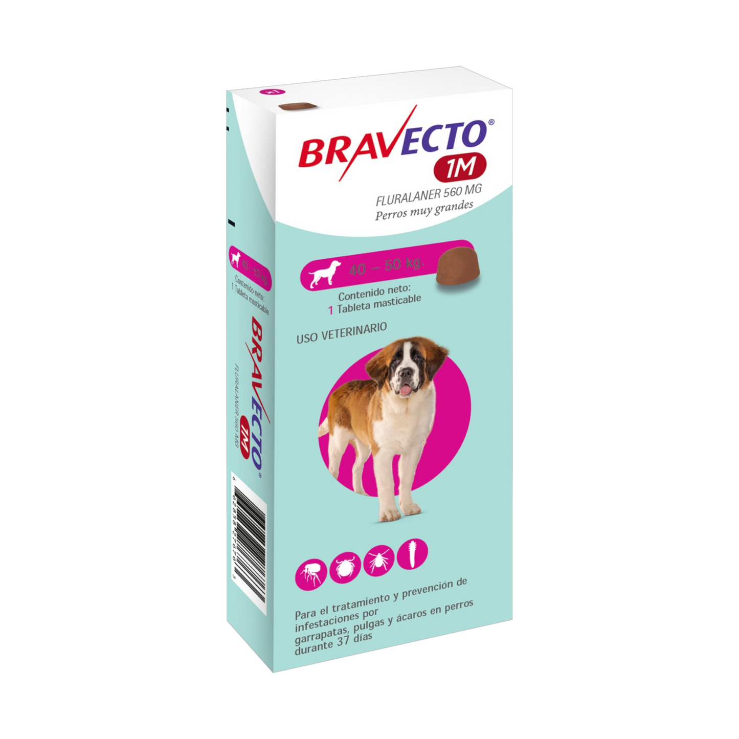 Bravecto - Perros Antiparasitario Masticable 1M - 40-56 kg