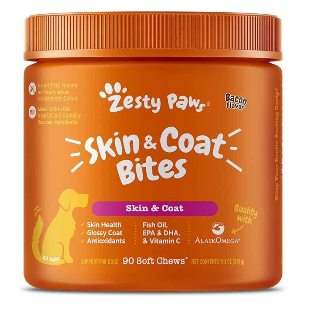 Zesty Paws - Omega Bites Mordeduras de Piel & Pelaje