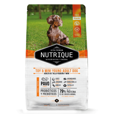 Nutrique - Perros Adultos Pequeños & Mini - Pavo