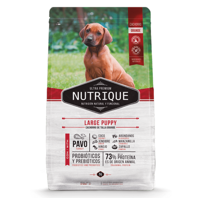 Nutrique - Perros Cachorros Grandes - Pavo
