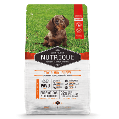 Nutrique - Perros Cachorros Toy & Mini - Pavo