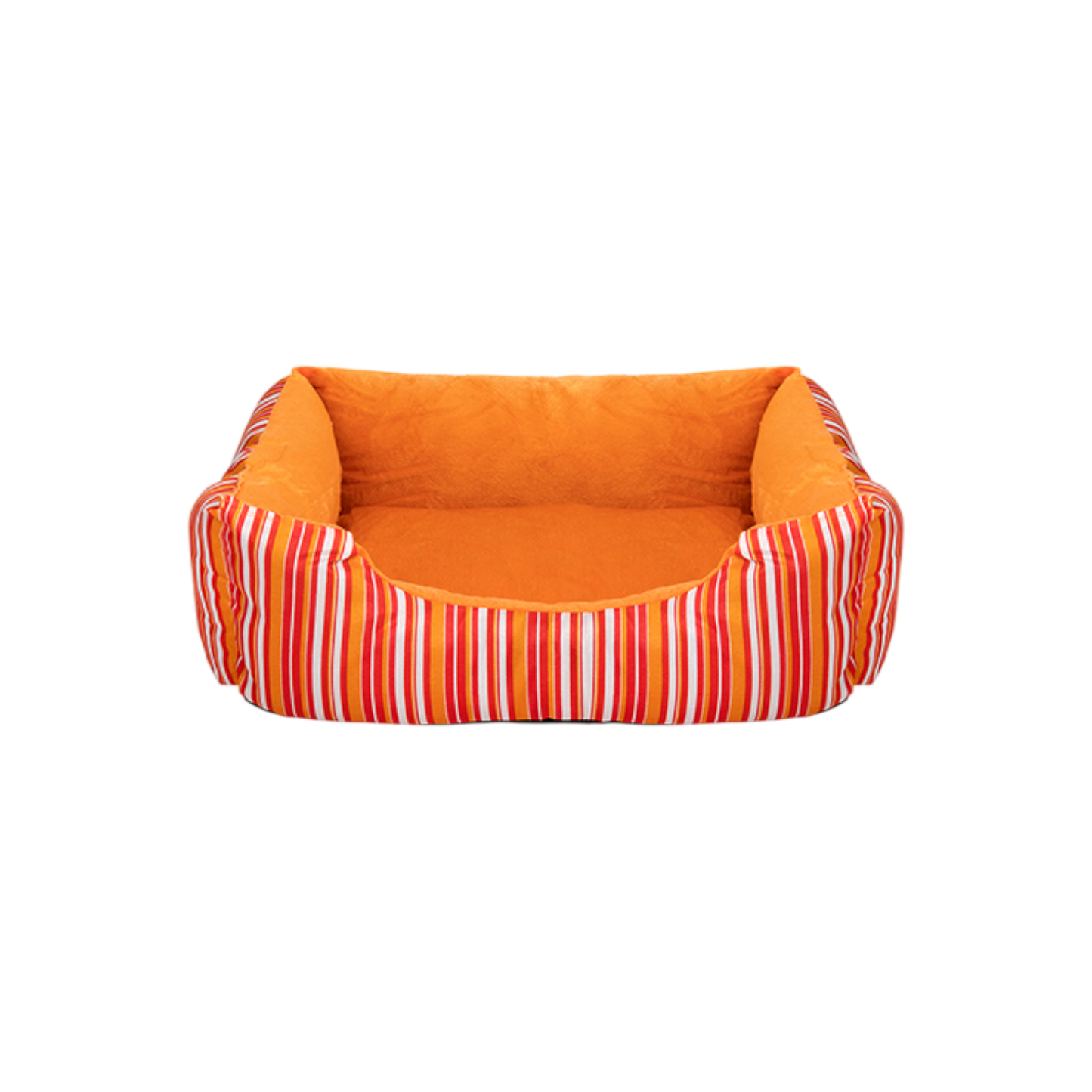 Pawise - Cama Para Perros Rayas Naranja
