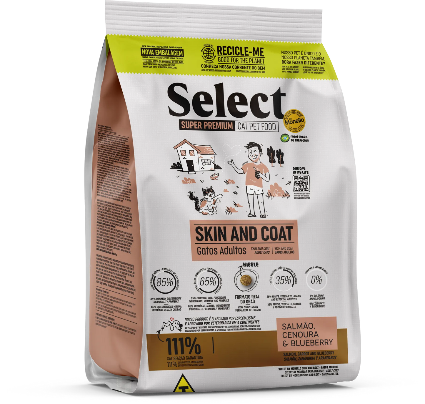Select - Gatos Adultos - Skin and Coat