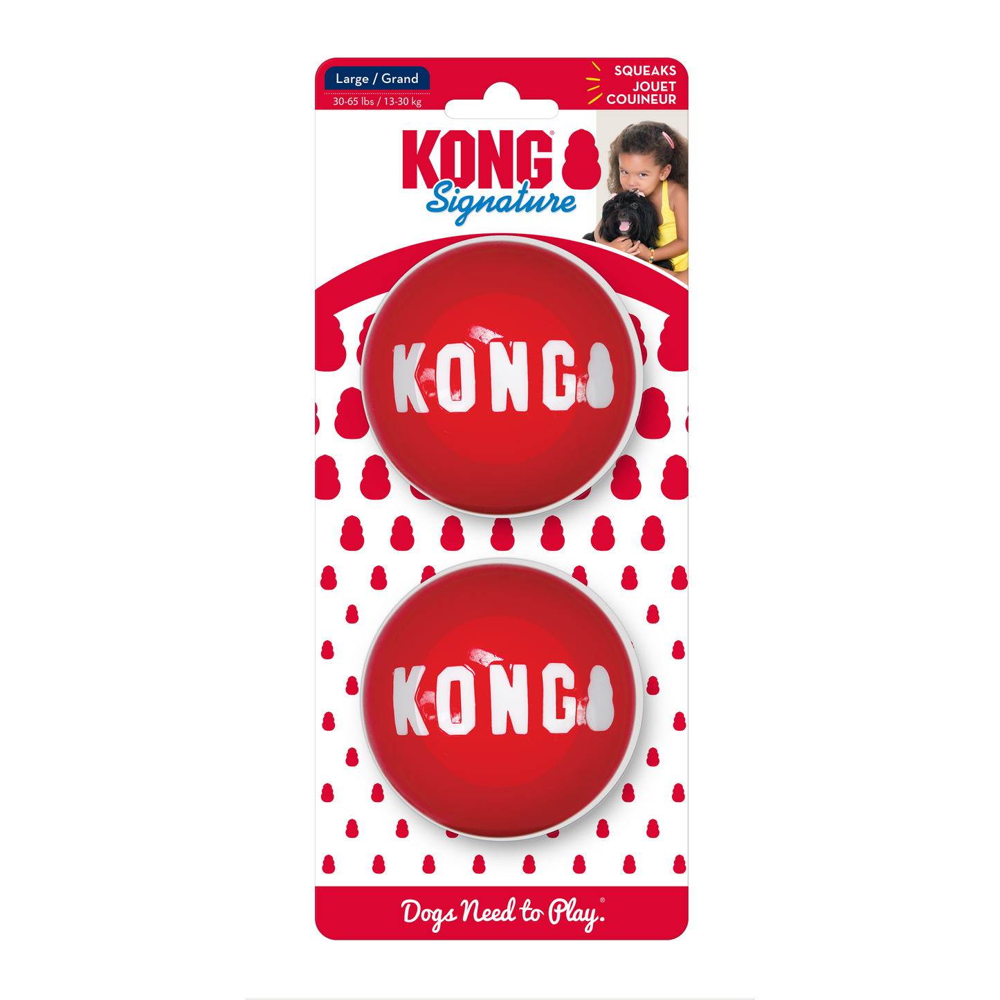 Kong - Perros Signature Balls (2 uds)