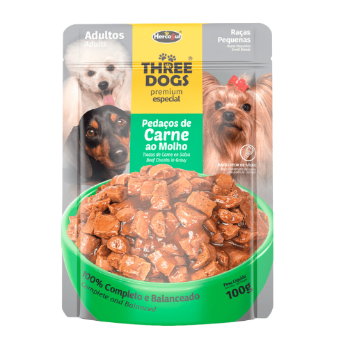 Three Dogs - Perros Adultos Pequeños - Pouch