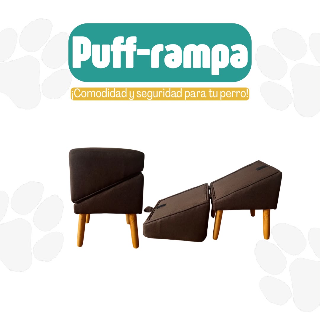 Puff Rampa Para Mascotas - Bajo Pedido (Entrega en 10 Días hábiles - Solo para Pick Up)