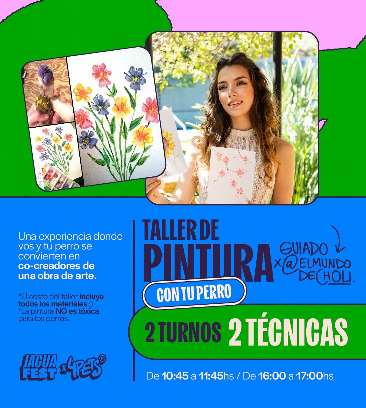 ARTE CON JAGUA (INCLUYE ENTRADA HUMANA Y PERRUNA) - JAGUAFEST