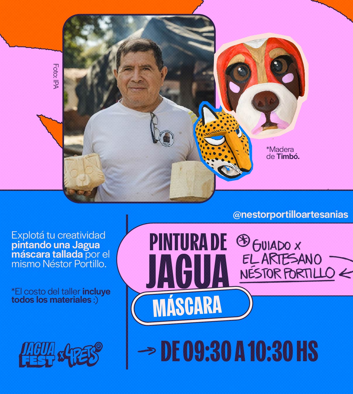 ARTE CON JAGUA (INCLUYE ENTRADA HUMANA Y PERRUNA) - JAGUAFEST