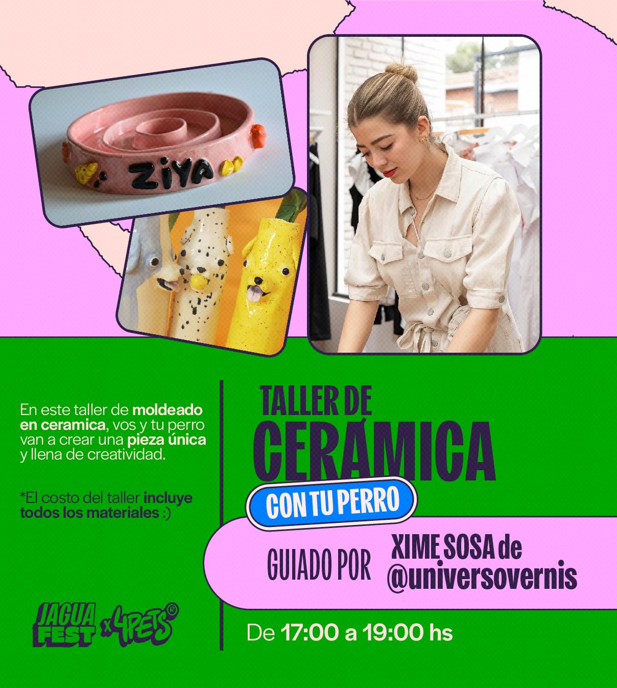 ARTE CON JAGUA (INCLUYE ENTRADA HUMANA Y PERRUNA) - JAGUAFEST