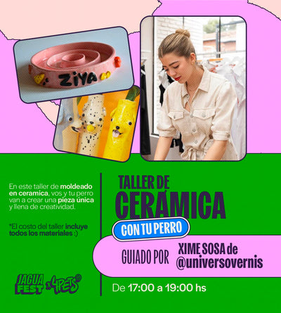 CERÁMICA CON XIME Y TU JAGUA (INCLUYE ENTRADAS) - JAGUAFEST