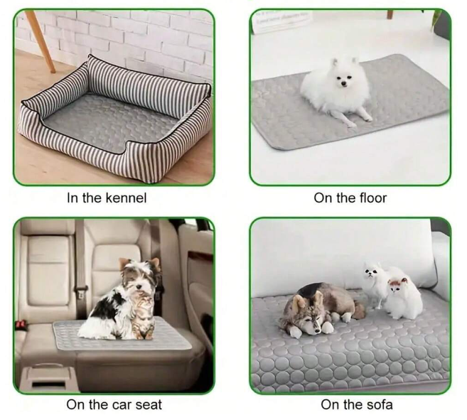 Cama Refrescante para Mascotas - Gris