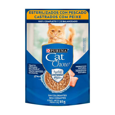 Cat Chow - Gatos Castrados - Pescado Pouch