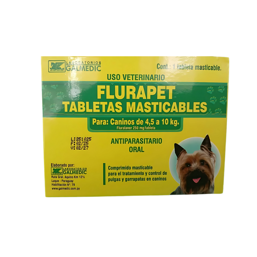 Galmedic - Flurapet - 1 Comprimido
