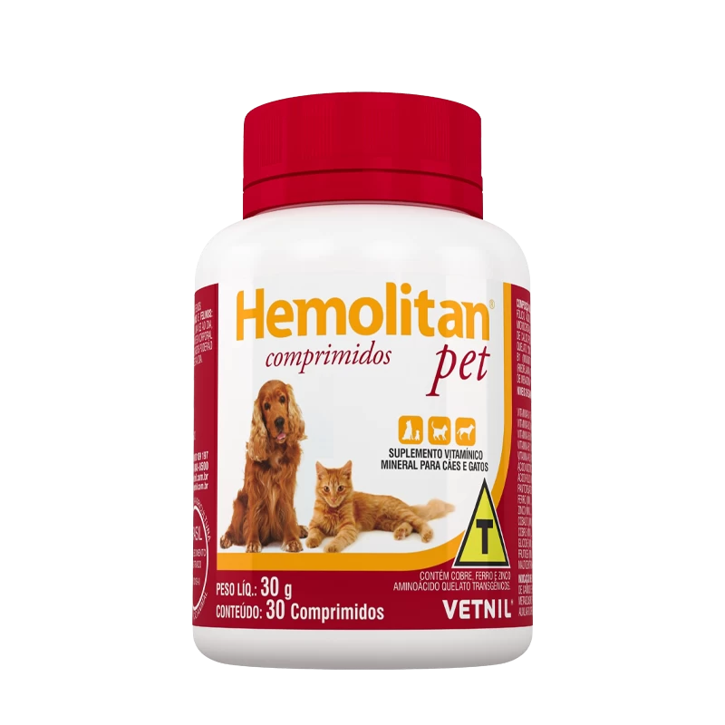 Vetnil -  Hemolitan Pet - Comprimidos