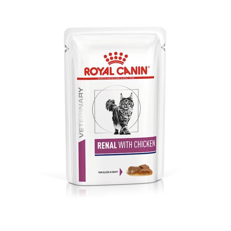Royal Canin - Gatos Adultos - Cuidado Renal - Pollo - Pouch