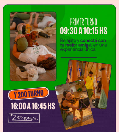 YOGA CON JAGUA (INCLUYE ENTRADA HUMANA Y PERRUNA) - JAGUAFEST