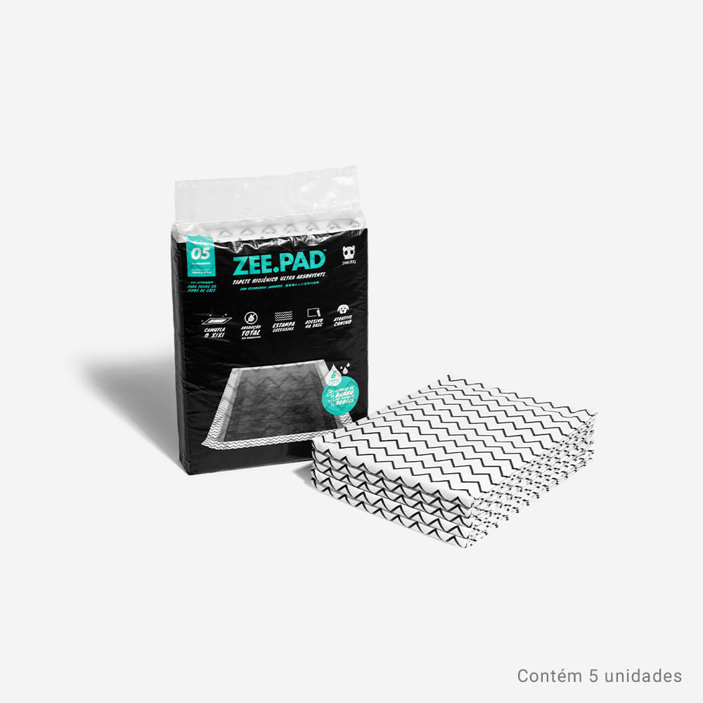 Zeedog - Zee Pad Tapete Carbon Activado - 5 Unidades