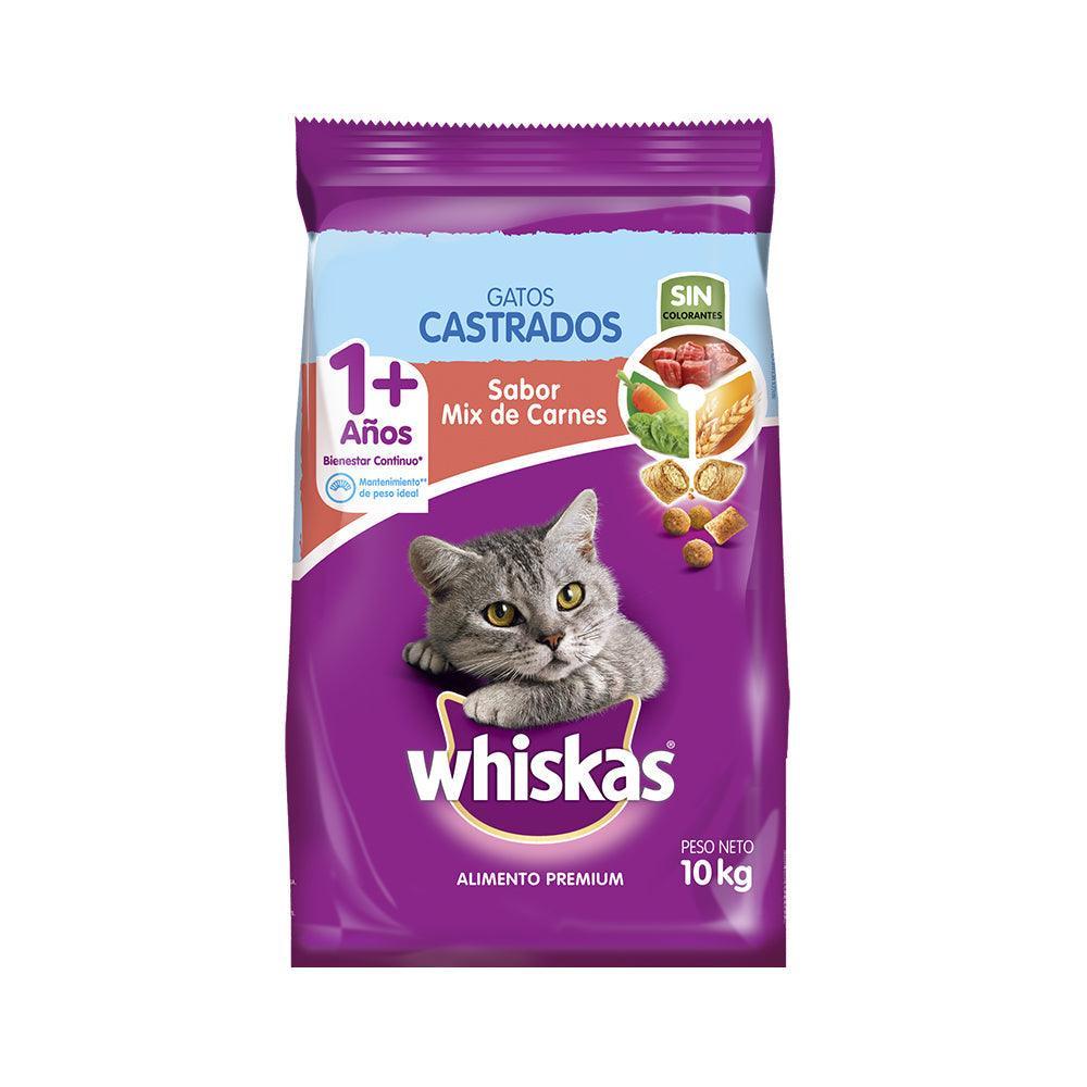 Whiskas - Gatos Castrados - Mix Carnes
