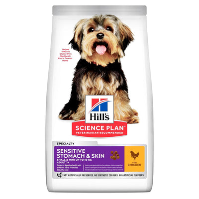 Hill's - Perros Adultos Mini Estómago & Piel Sensible