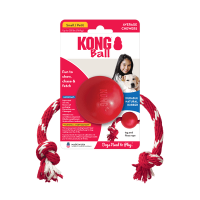 Kong - Perros Ball w/ Rope